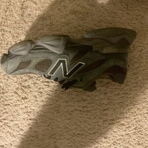 New Balance Olive and Brown Athletic Shoes